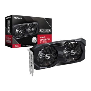 ASRock Radeon RX7600 Challenger 8G OC GDDR6 128-BIT Graphics Card